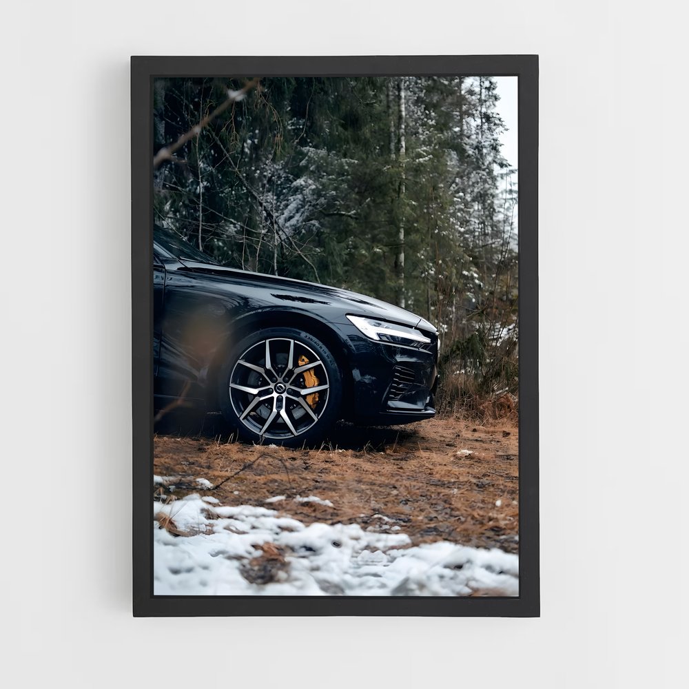 Poster Noire Tempête – affiche Volvo (vue 2)